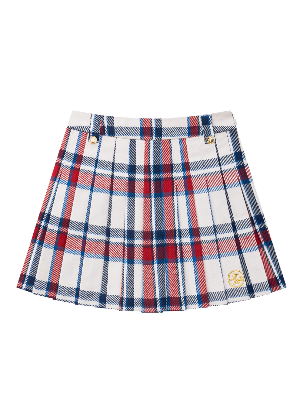 Chân váy xếp ly kẻ caro nhẹ nhàng — UTAA Skirt