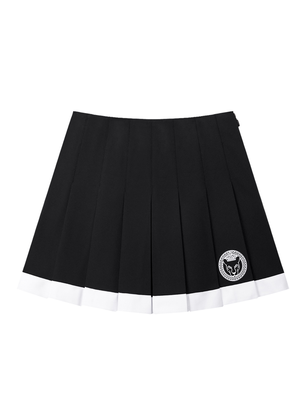 Váy xếp ly đơn họa tiết báo đốm đeo nhẫn trăng tròn Utah — UTAA Skirt