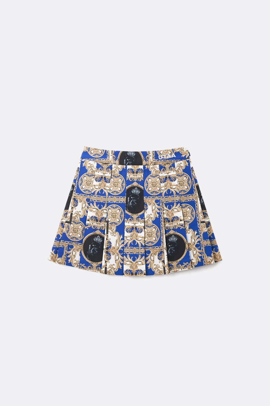 Váy ngắn xếp ly phong cách Baroque mùa sắc màu Utah — UTAA Skirt