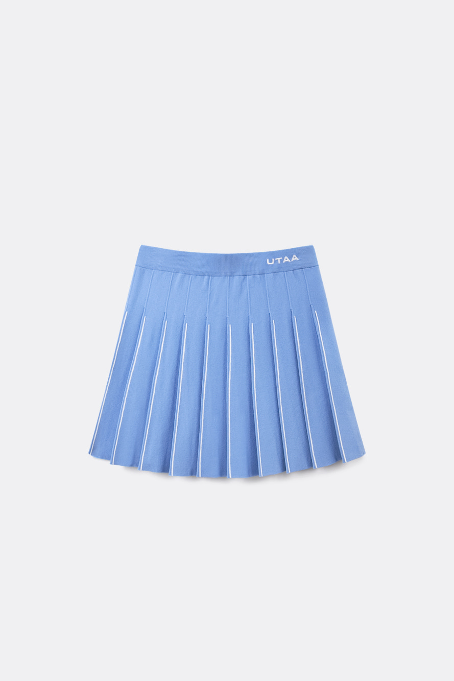 Chân váy xếp ly dệt kim cổ điển Utah Breeze — UTAA Skirt