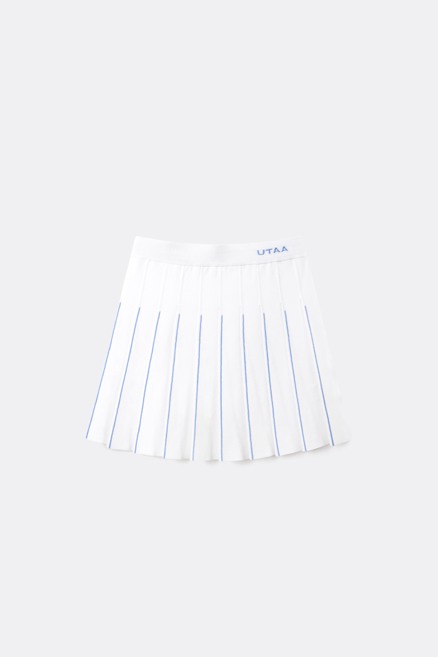 Chân váy xếp ly dệt kim cổ điển Utah Breeze — UTAA Skirt
