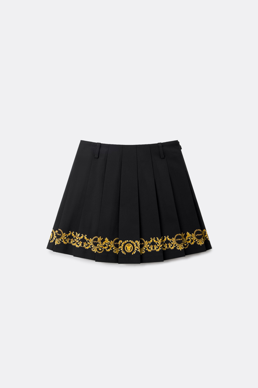 Váy xếp ly viền vàng họa tiết huy hiệu Utah — UTAA Skirt