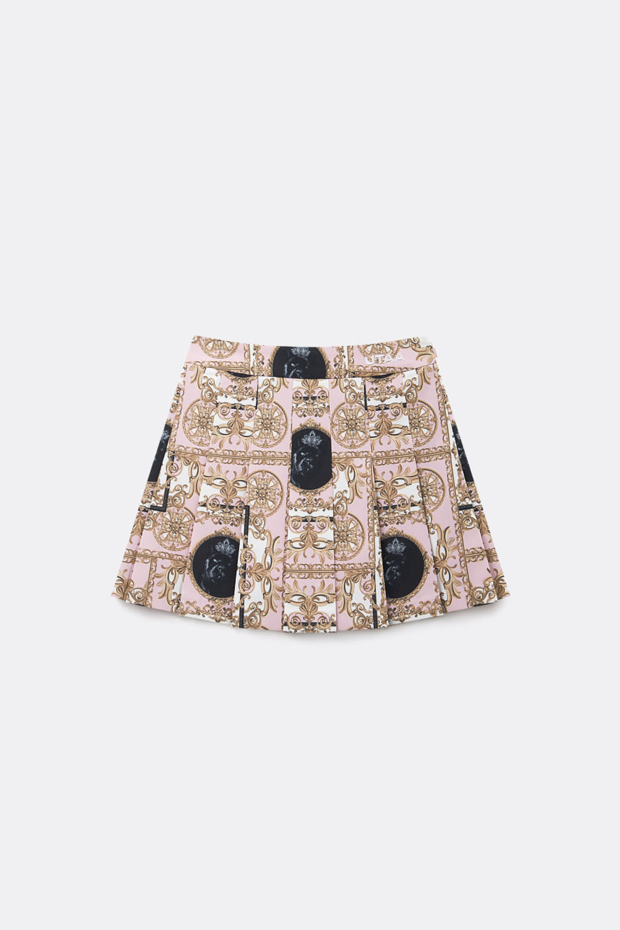 Váy ngắn xếp ly phong cách Baroque mùa sắc màu Utah — UTAA Skirt