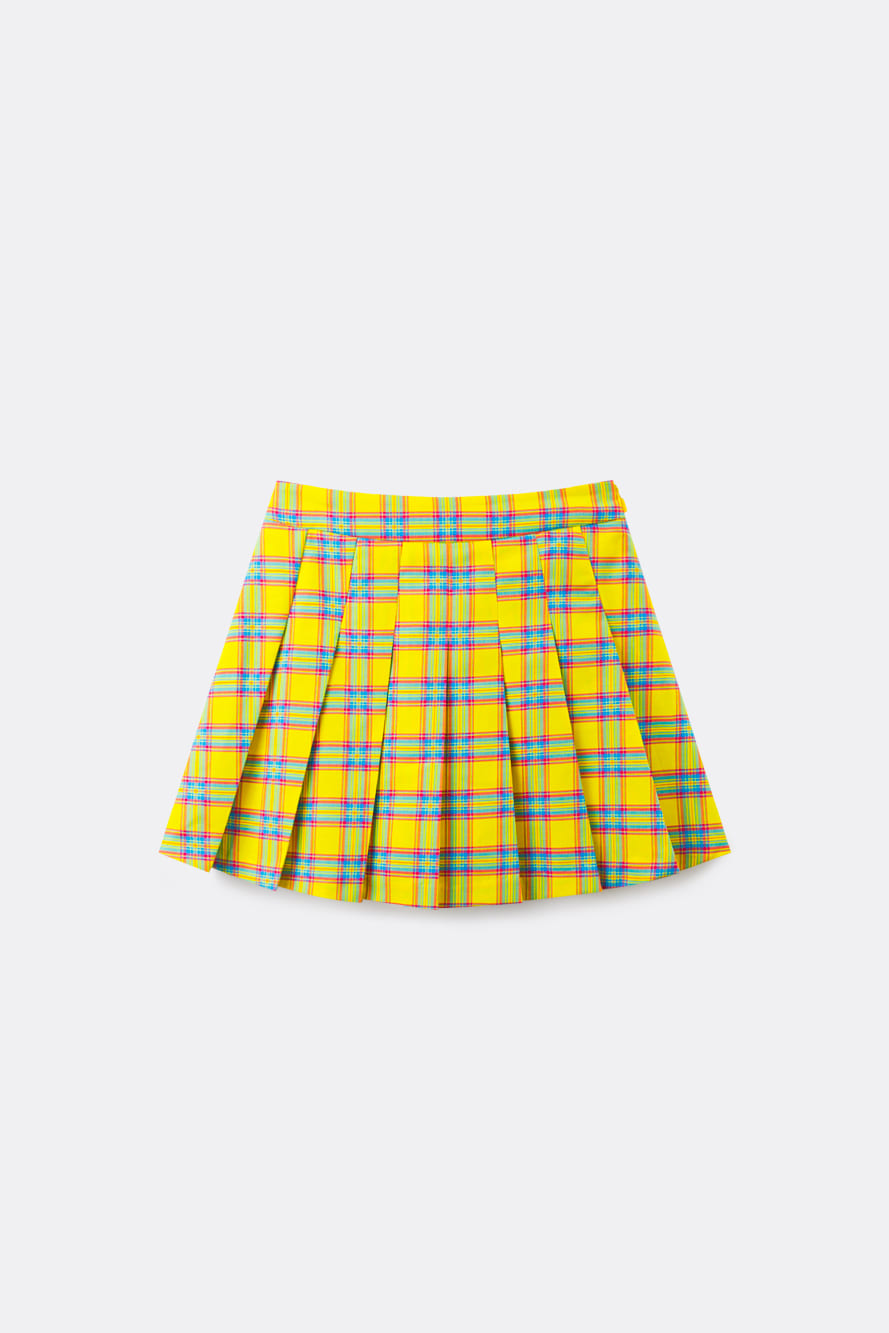 Chân váy xếp ly kẻ caro Utah Pop Color Tartan — UTAA Skirt
