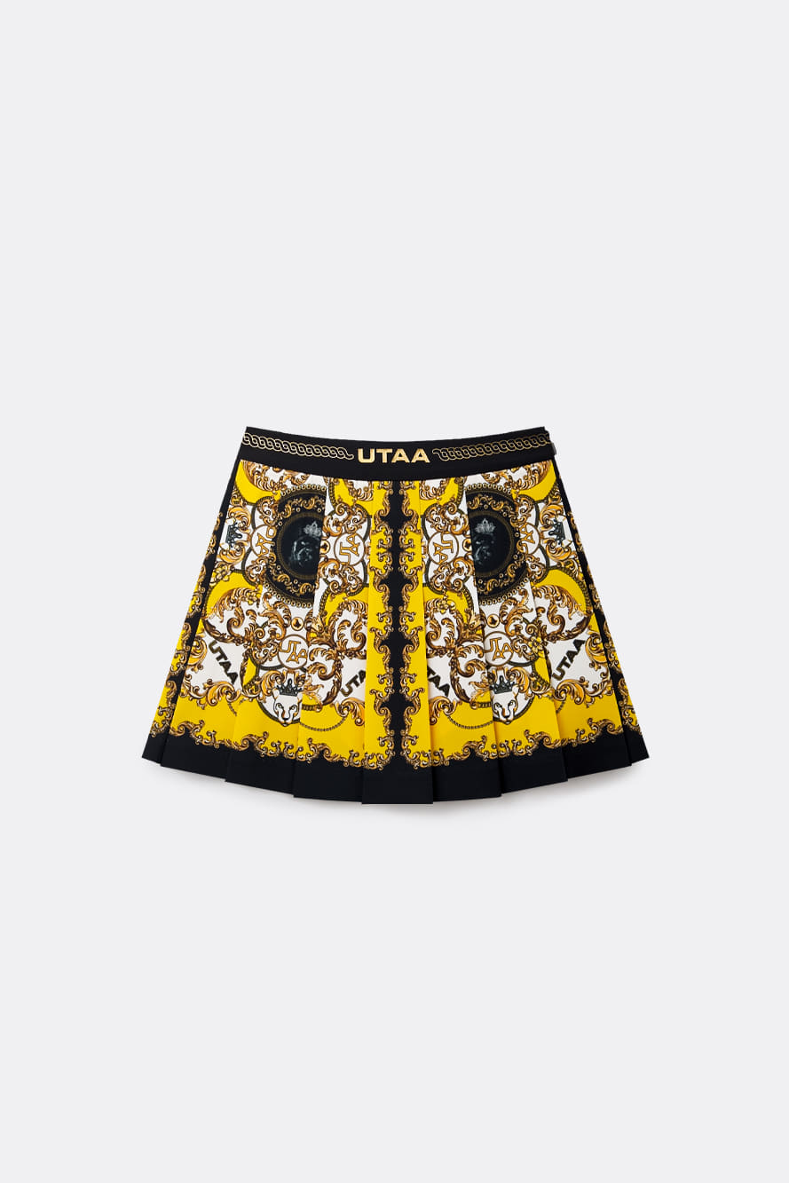 Váy xếp ly phong cách Baroque của Utah Midnight Panther — UTAA | Seoul Golf Fashion