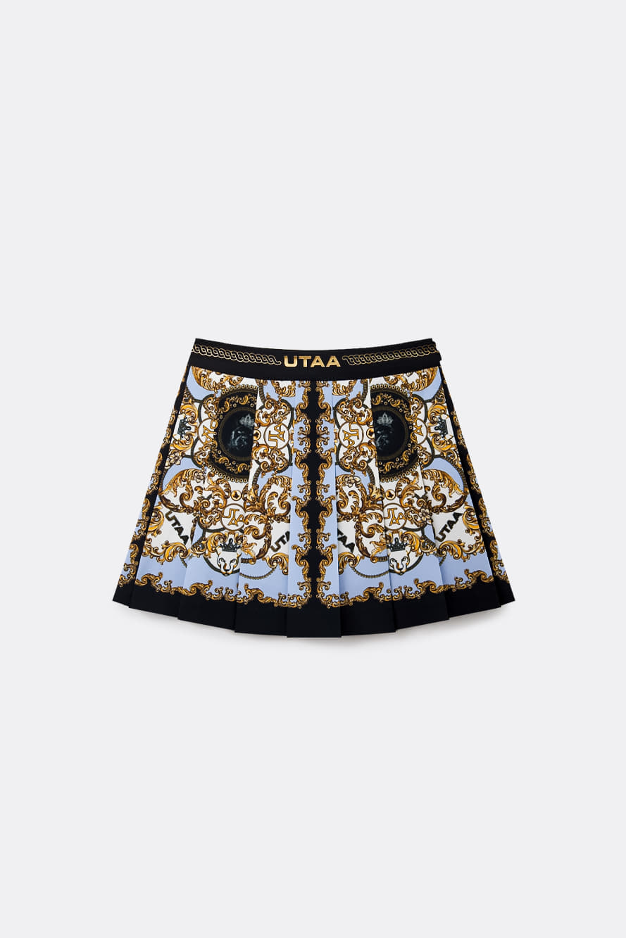 Váy xếp ly phong cách Baroque của Utah Midnight Panther — UTAA | Seoul Golf Fashion