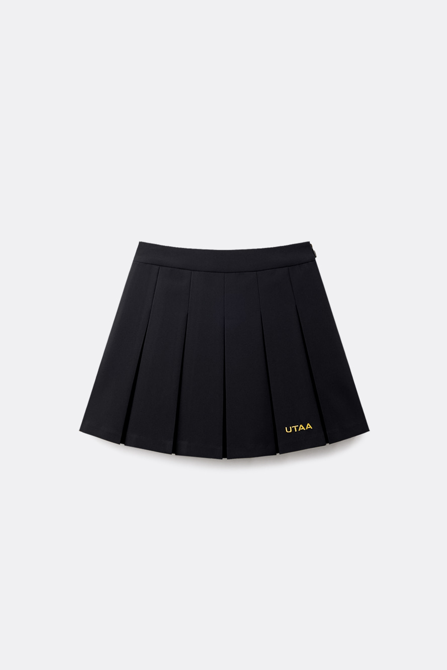 Váy xếp ly có túi in huy hiệu vàng Utah. — UTAA | Seoul Golf Fashion