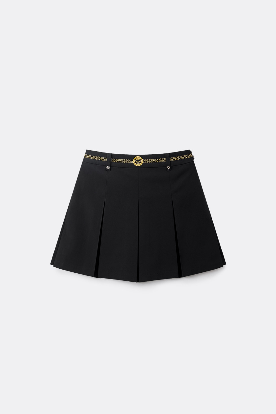 Chân váy xếp ly có túi và biểu tượng vàng UTAA — UTAA | Seoul Golf Fashion