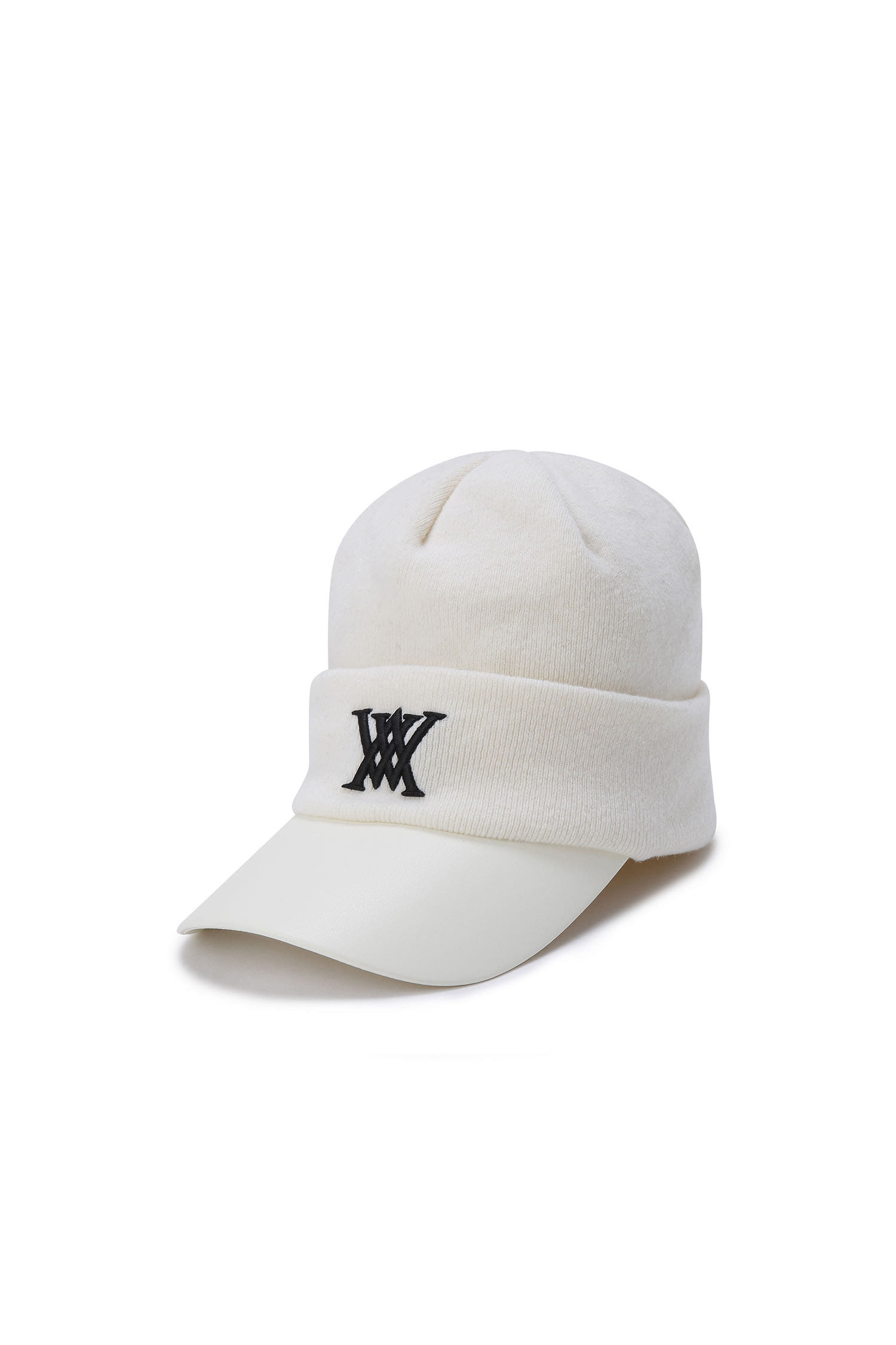 (M) SIMPLE WOOL KNIT CAP_WH — Anew Hat