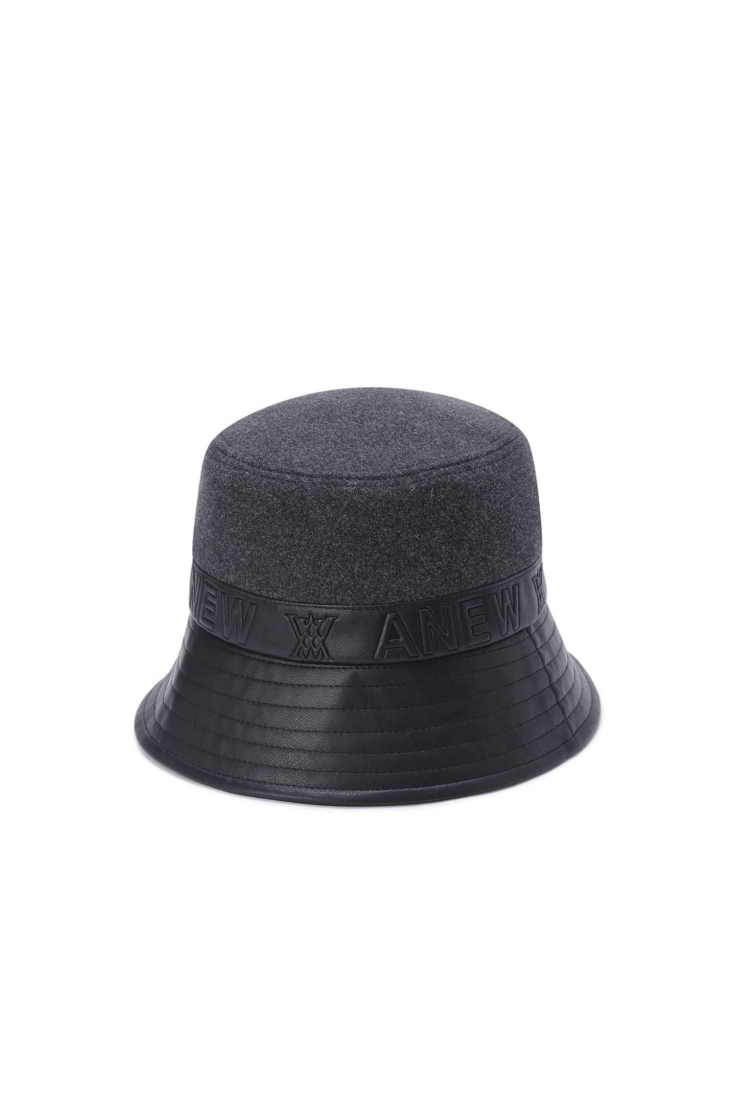 MIXED WOOL BUCKET HAT_BK — Anew | Seoul Golf Fashion