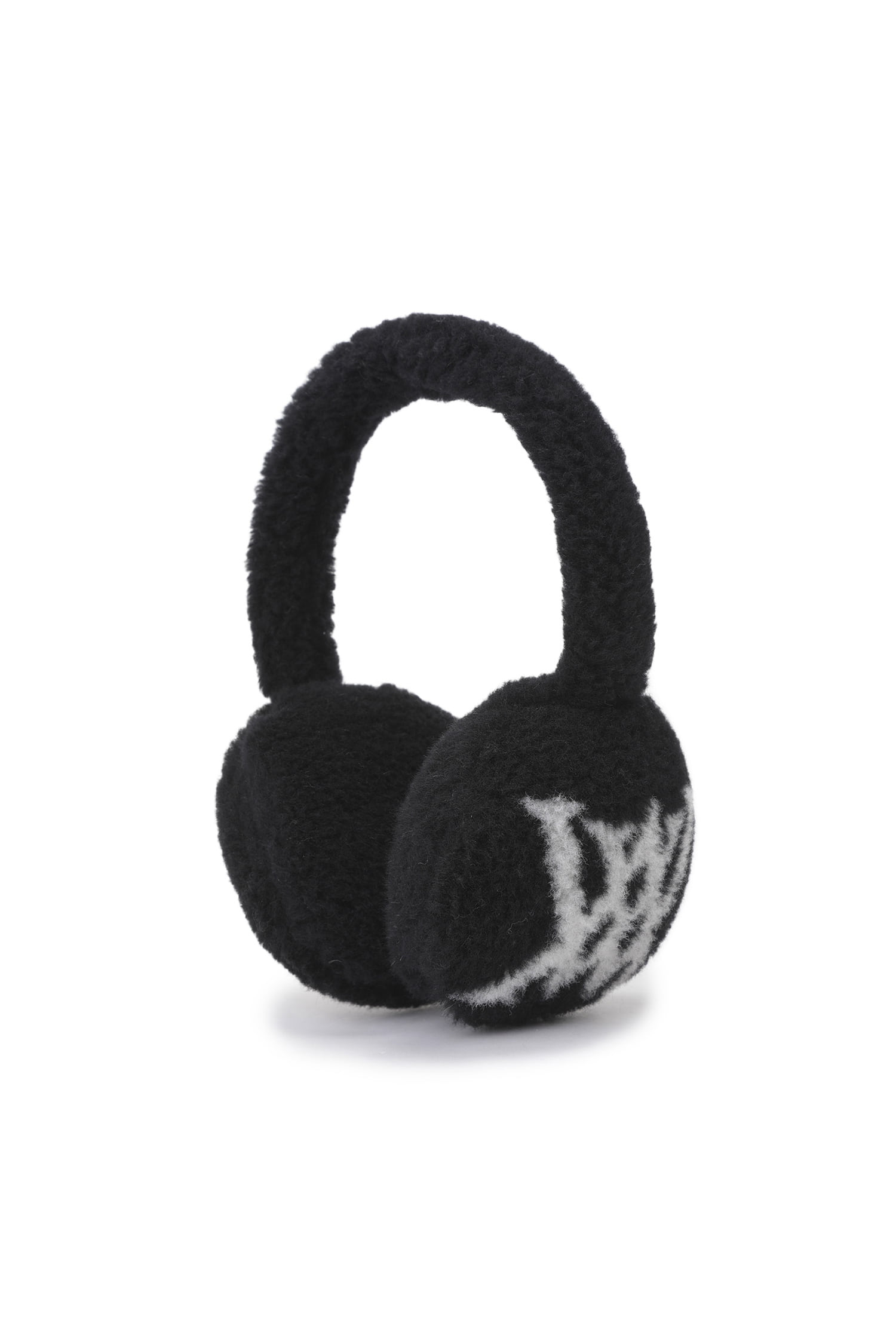 (W) CURLY EARMUFFS_BK — Anew | Seoul Golf Fashion