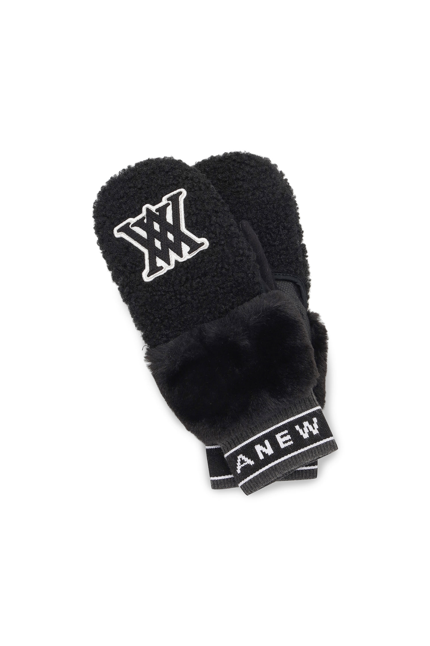 (W) MITTEN GLOVES_BK — Anew | Seoul Golf Fashion