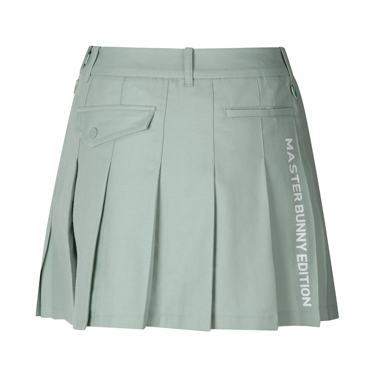 Váy golf nữ xếp li chéo màu xanh mint — ảnh 2