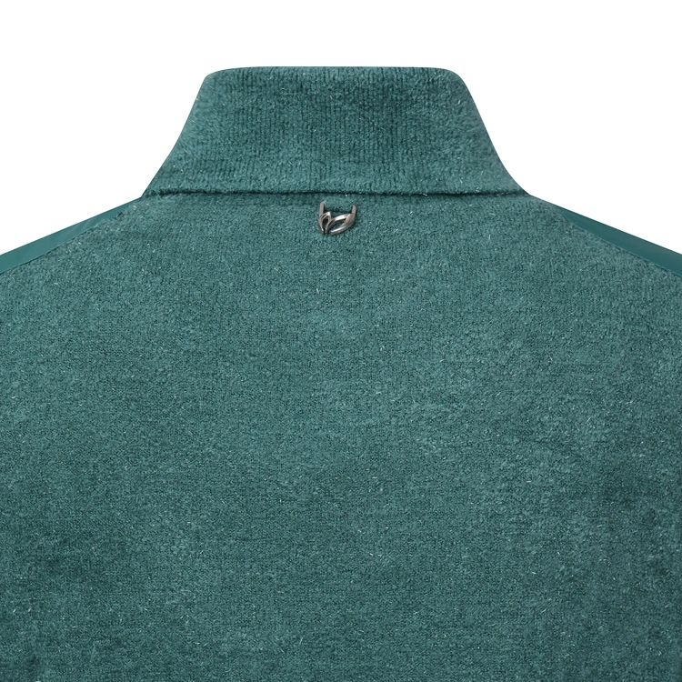 Áo knit golf nữ cổ bẻ đính sao màu xanh mint — ảnh 5