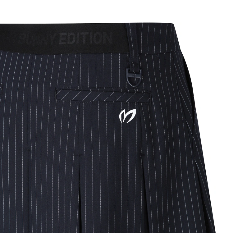 Chân váy golf nữ xếp ly sọc trắng xanh navy — ảnh 6