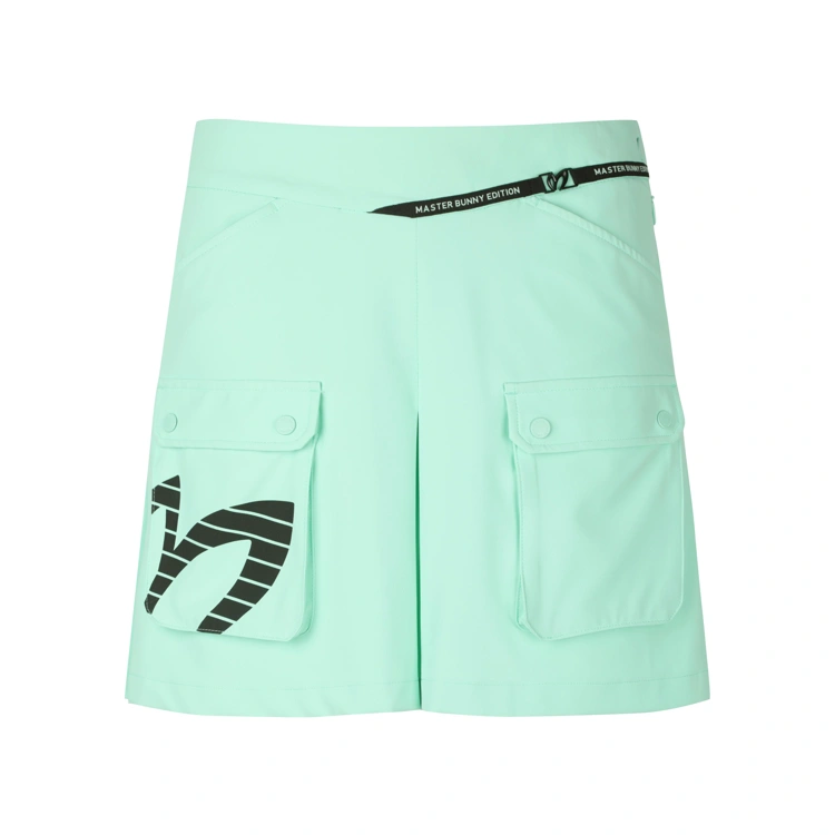 Váy golf nữ Master Bunny Edition màu xanh mint dáng suông với túi hộp cài nút logo in lớn