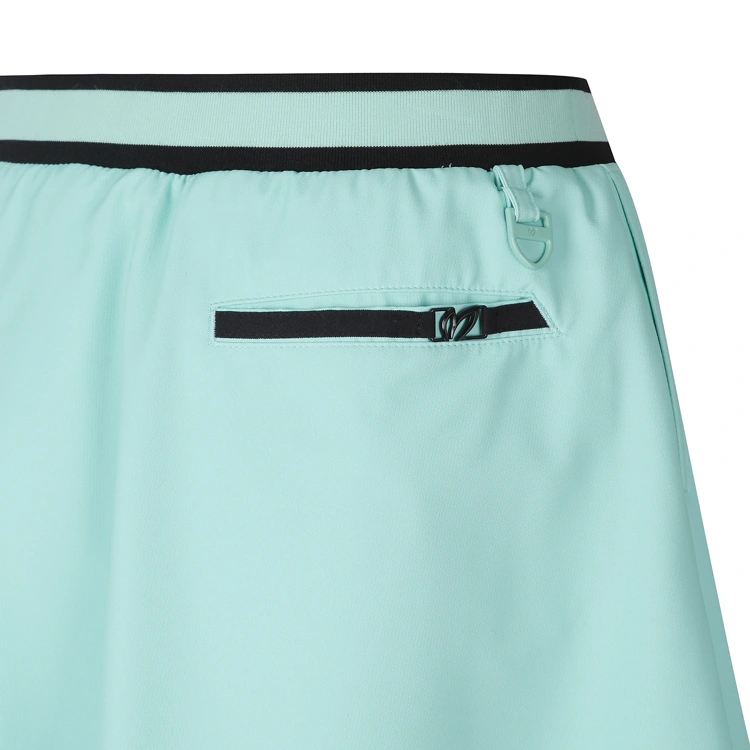 Váy golf nữ dáng xòe màu xanh mint viền đen — ảnh 4