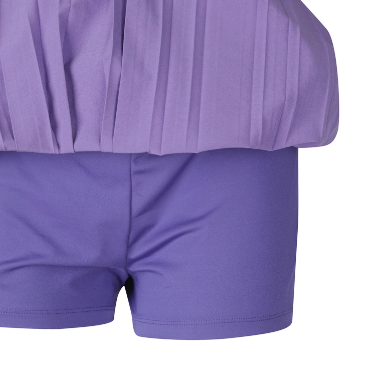 Chân váy golf nữ xếp ly phối túi tím — ảnh 5