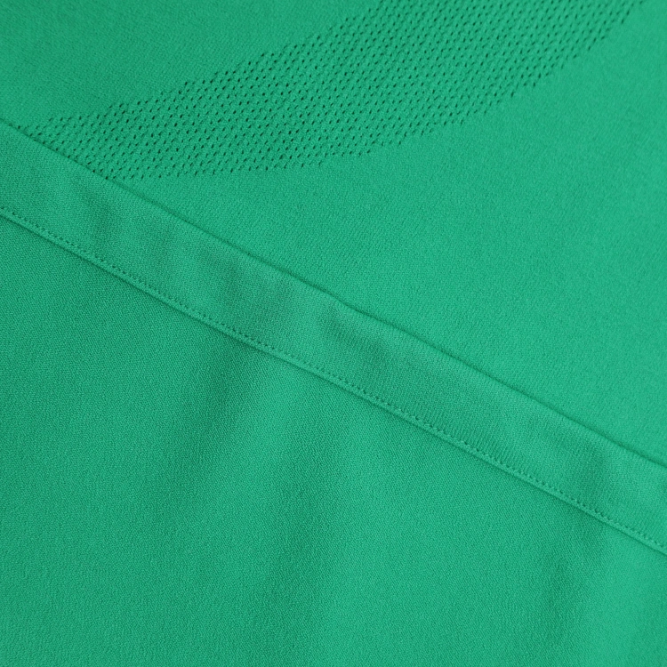 Áo knit golf nữ cổ tim màu xanh lá — ảnh 6