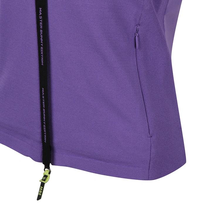 Áo vest golf nữ không tay cổ đứng màu tím — ảnh 4