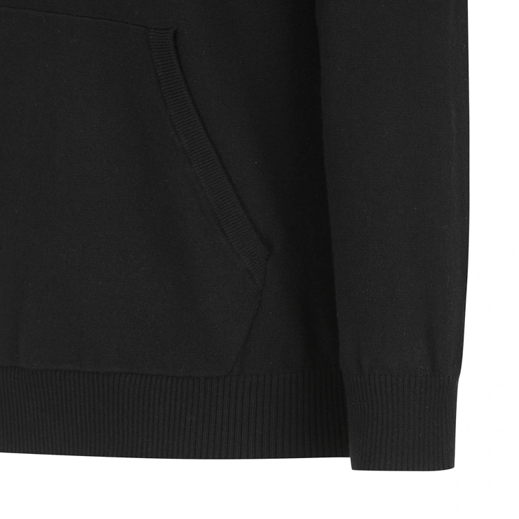 Áo knit golf nữ mũ chui phối logo màu đen — ảnh 5