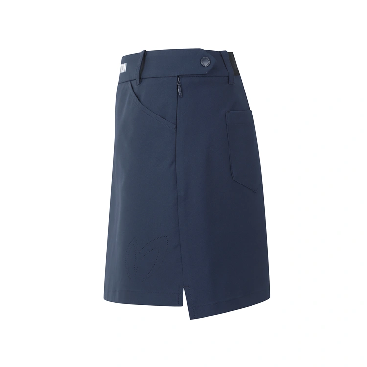 Váy golf nữ dáng chữ A xanh navy chữ trắng — ảnh 3