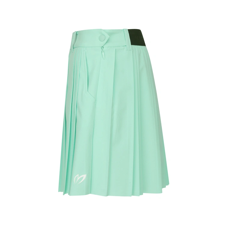 Chân váy golf nữ xếp ly màu xanh mint — ảnh 4