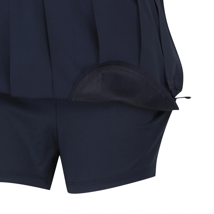 Chân váy golf nữ xếp ly phối viền sheer xanh navy — ảnh 6