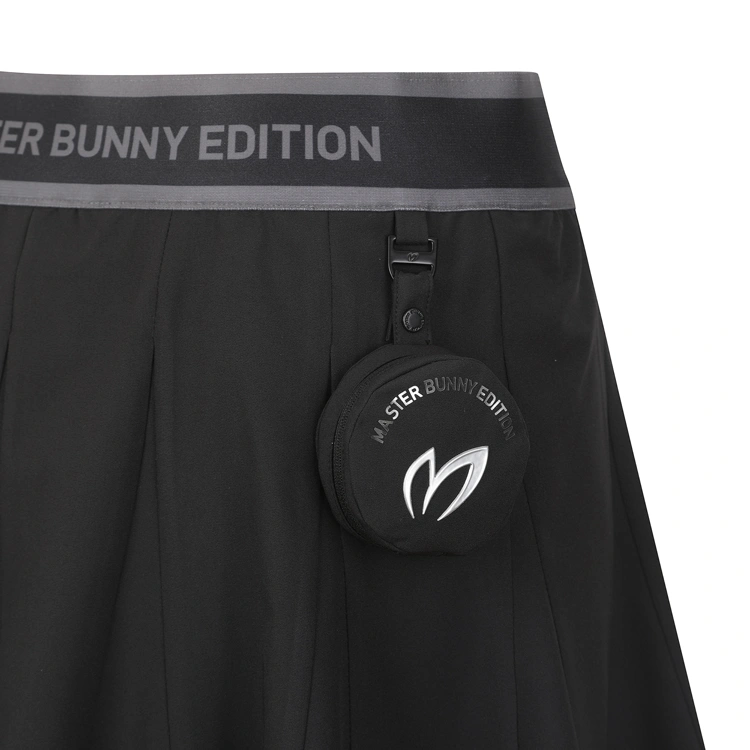 Váy golf nữ xếp ly cạp phối màu đen — ảnh 5