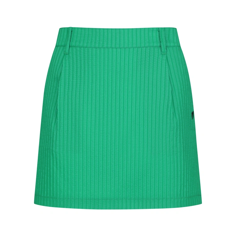 Váy golf nữ Master Bunny Edition dáng suông họa tiết kẻ sọc màu xanh turquoise