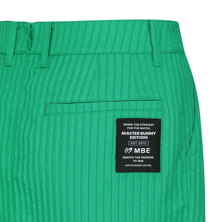 Váy golf nữ dáng suông kẻ sọc màu xanh turquoise — ảnh 4