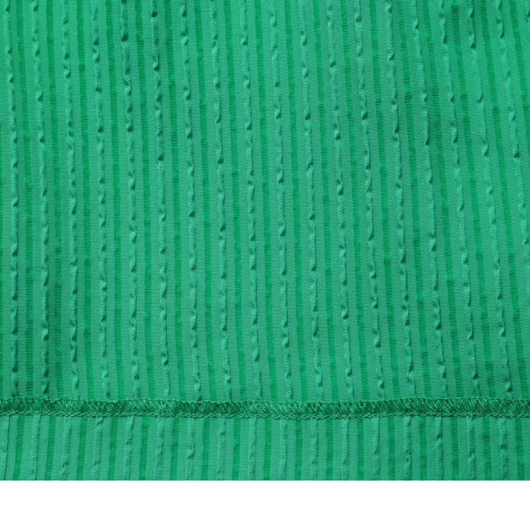 Váy golf nữ dáng suông kẻ sọc màu xanh turquoise — ảnh 6