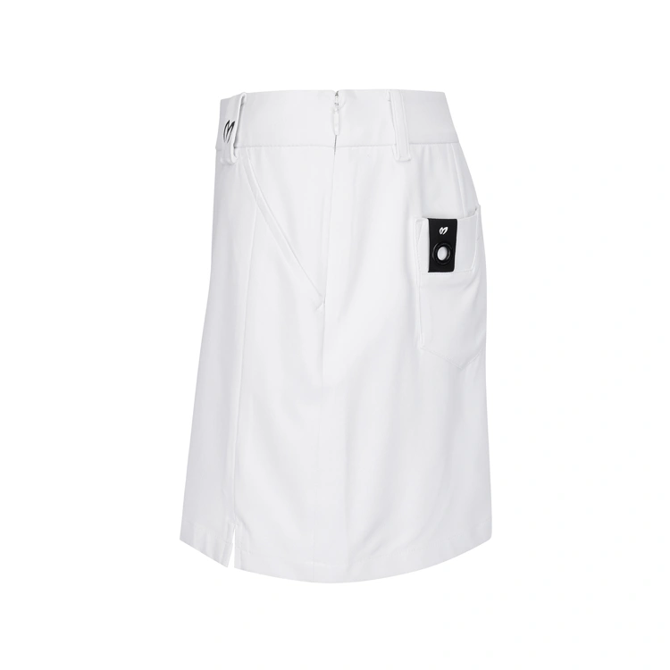 Váy golf nữ dáng chữ A xếp ly màu trắng — ảnh 6