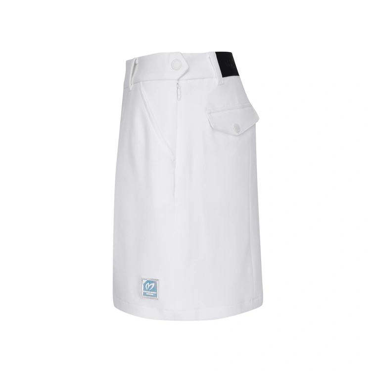 Váy golf nữ dáng chữ A màu trắng — ảnh 4
