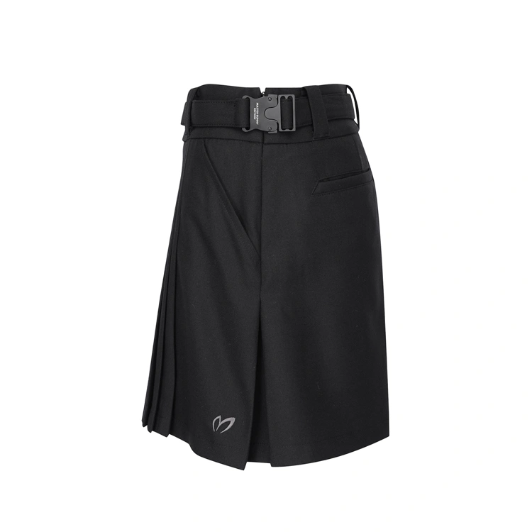 Váy golf nữ xếp ly màu đen — ảnh 4