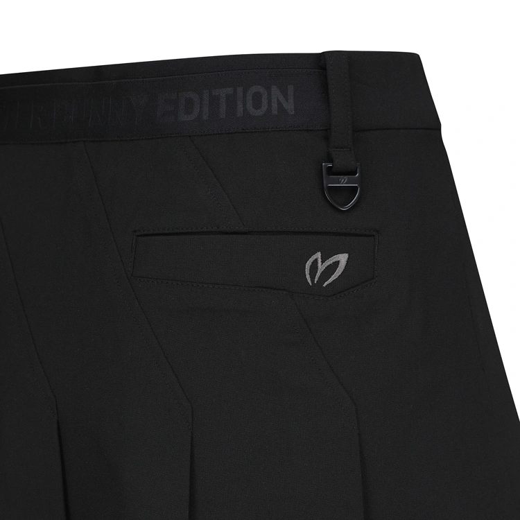 Chân váy golf nữ dáng xếp ly màu đen — ảnh 6