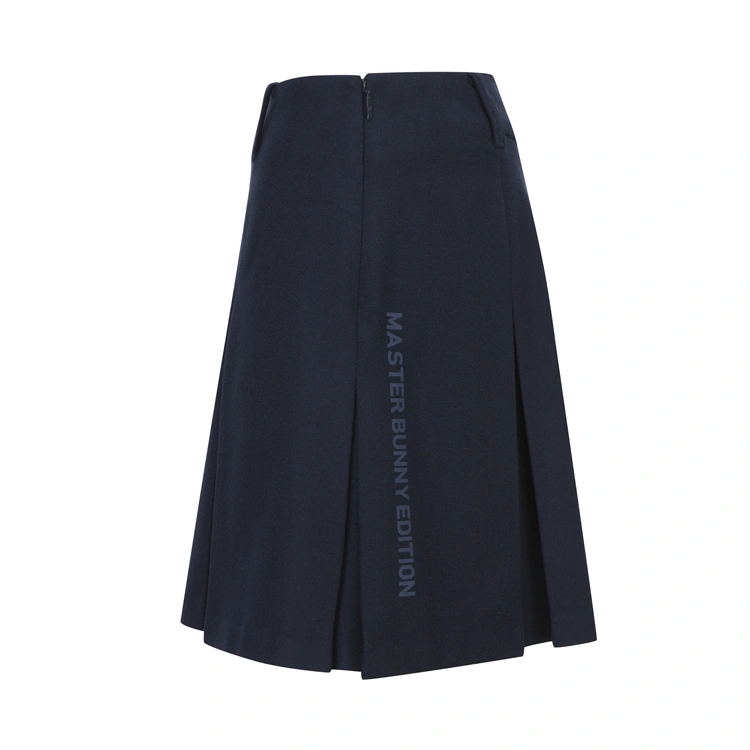 Chân váy golf nữ xếp ly dáng ngắn màu xanh navy — ảnh 4