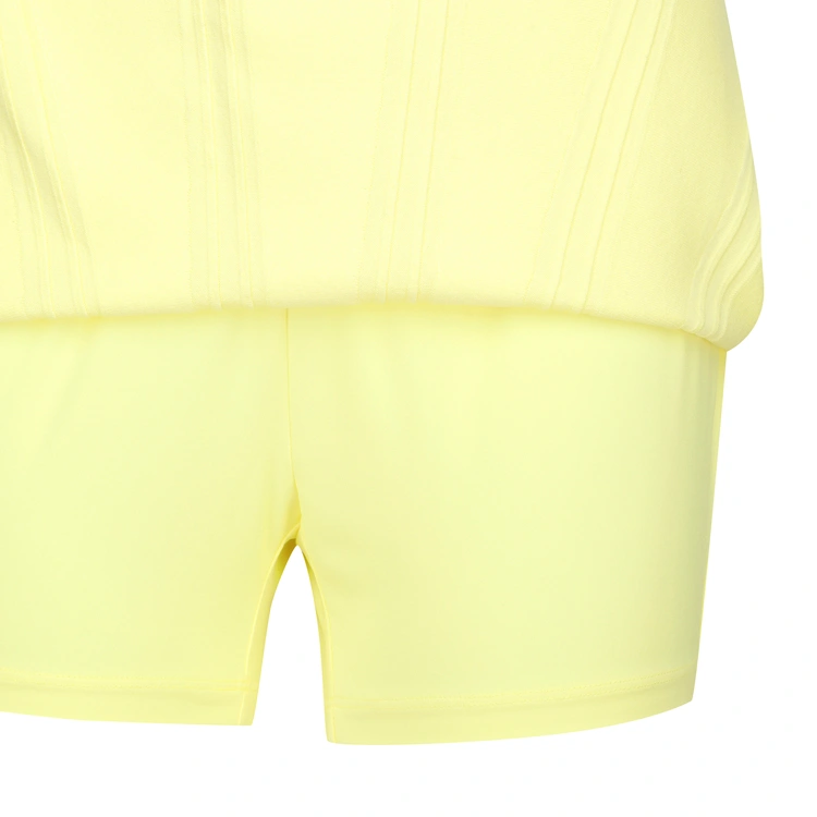 Váy golf nữ xếp ly màu vàng nhạt — ảnh 6