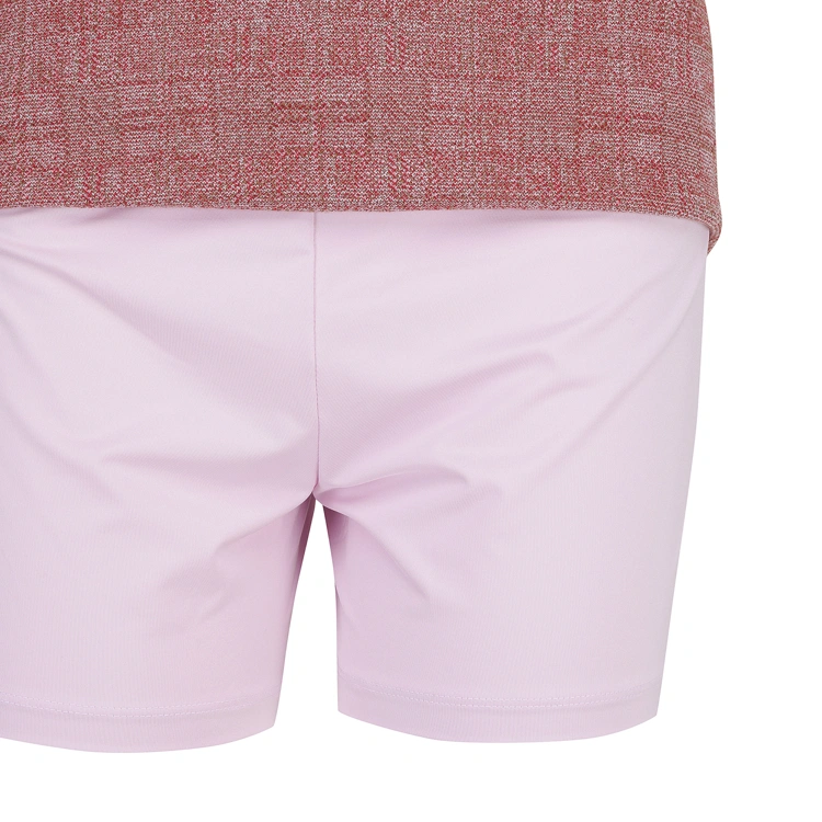 Váy golf nữ dáng ngắn họa tiết kẻ hồng pastel — ảnh 6