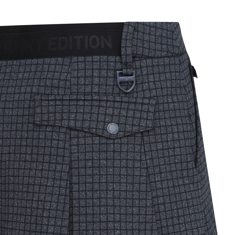 Chân váy golf nữ xếp ly họa tiết kẻ màu xám — ảnh 6