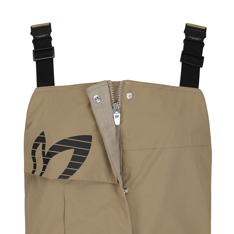 Jumpsuit golf nữ dây đen phối túi trước màu be — ảnh 3