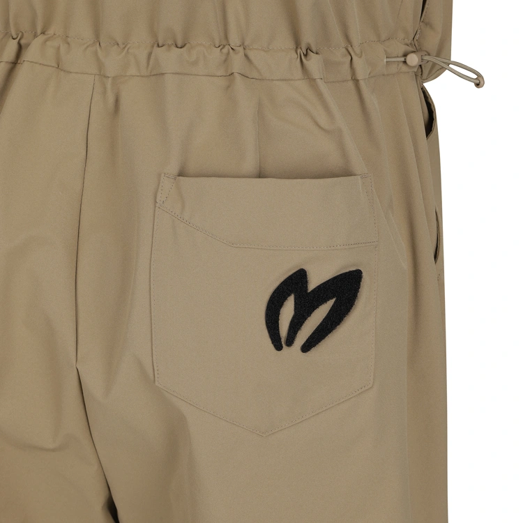 Jumpsuit golf nữ dây đen phối túi trước màu be — ảnh 6