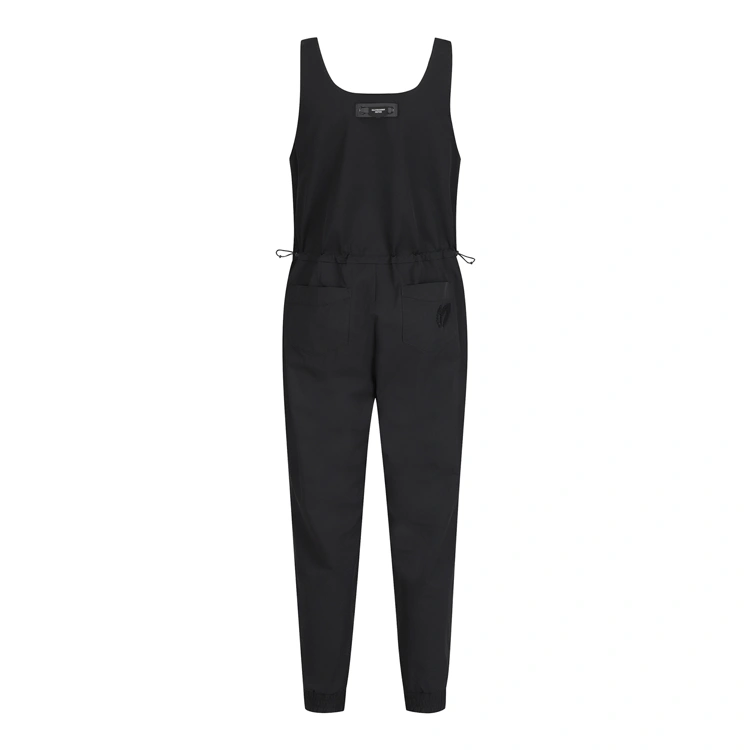 Jumpsuit golf nữ ống suông màu đen — ảnh 3