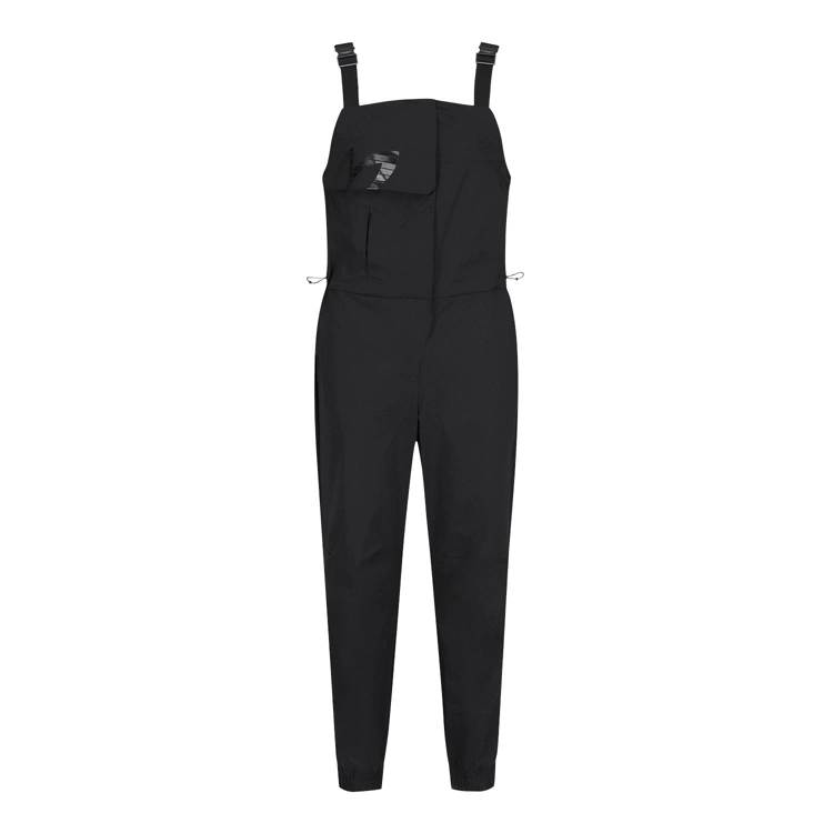 Jumpsuit golf nữ ống suông màu đen — ảnh 2