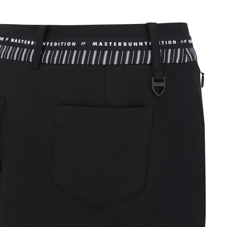 Váy golf nữ dáng ôm màu đen phối đai chữ — ảnh 6