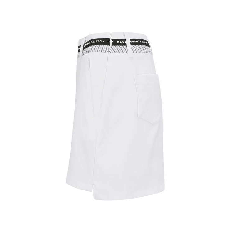 Váy golf nữ dáng ngắn phối thun eo trắng — ảnh 4