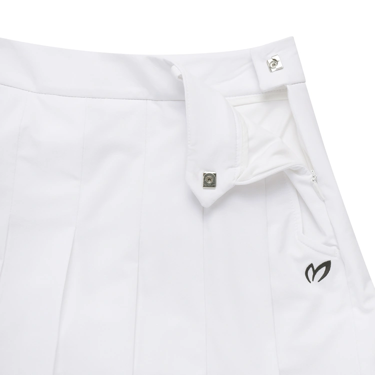 Váy golf nữ xếp ly dưới phối viền kẻ đen trắng — ảnh 5