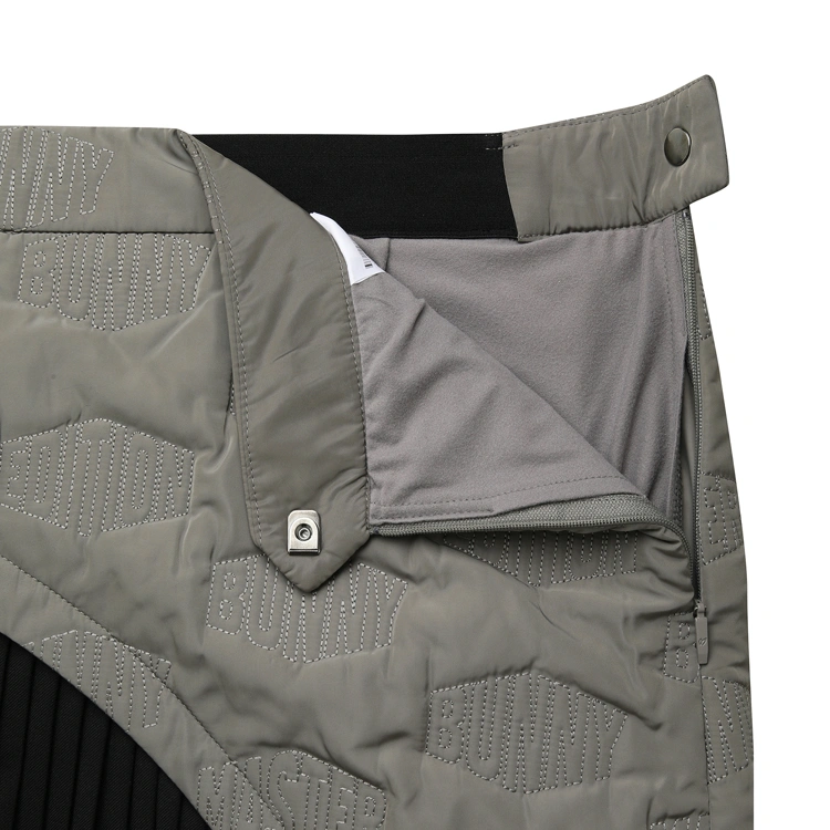 Váy golf nữ phối nếp xếp ly màu be đen — ảnh 6