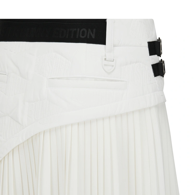 Váy golf nữ dáng xếp ly phối mảng chéo màu trắng — ảnh 5