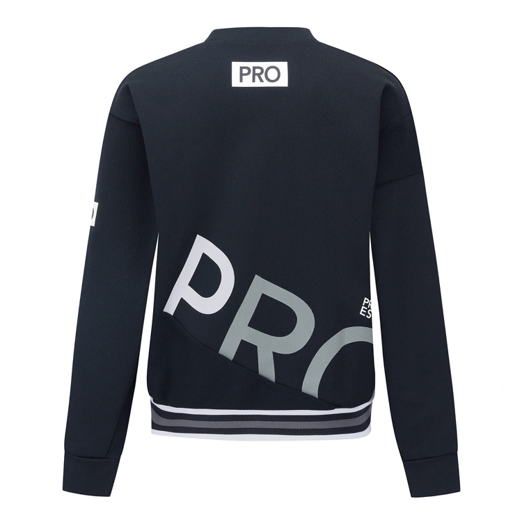 Áo golf nữ tay dài cổ tròn xanh navy — ảnh 2